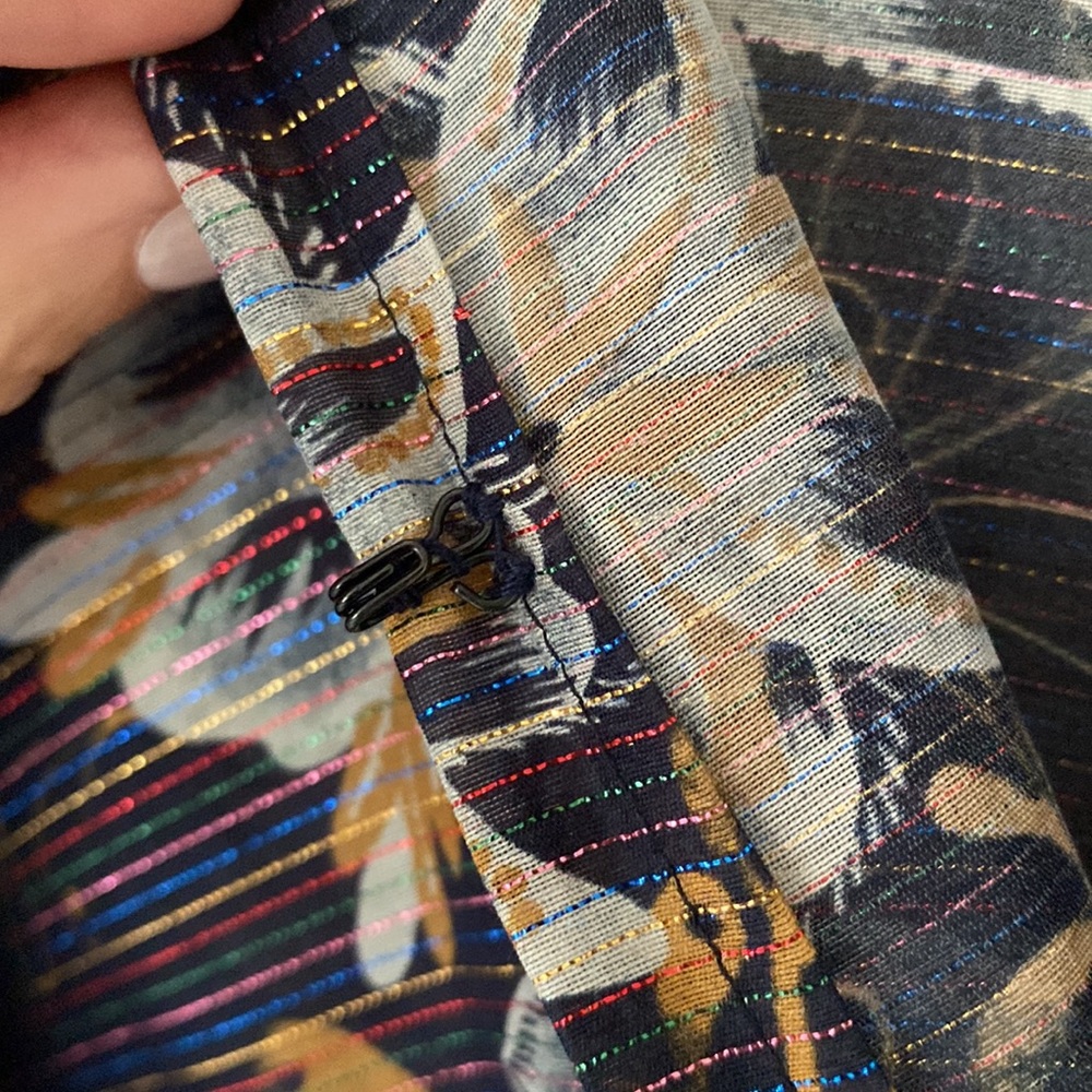 Multicolor Dark Navy Chloé Jumpsuit - Picture 3 of 16